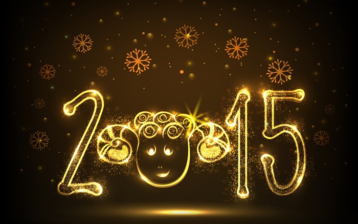 2015 New Year, Year of the sheep Wallpapers Pictures Photos Images