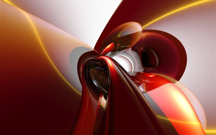 Abstract curve, red style Wallpapers Pictures Photos Images