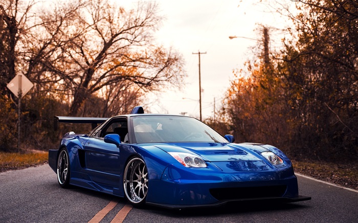 Acura blue supercar Wallpapers Pictures Photos Images