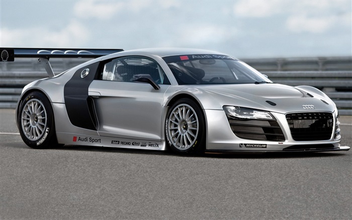 Audi silvery sport car Wallpapers Pictures Photos Images