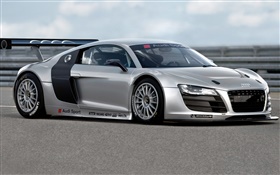 Audi silvery sport car