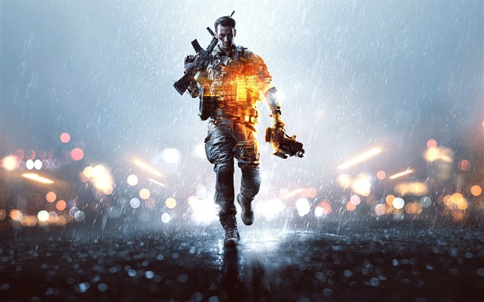 Battlefield 4, night, soldier Wallpapers Pictures Photos Images