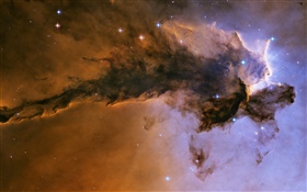 Beautiful and starry nebula HD wallpaper