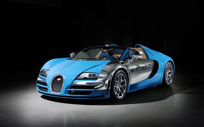 Bugatti Veyron 16.4 blue supercar Wallpapers Pictures Photos Images