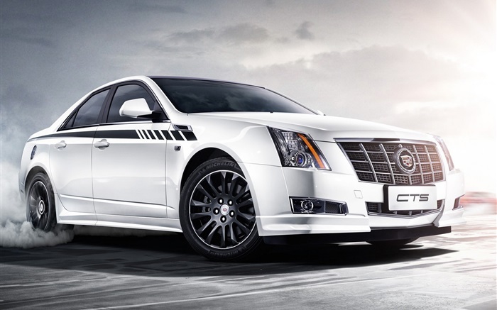 Cadillac CTS Vday white car Wallpapers Pictures Photos Images