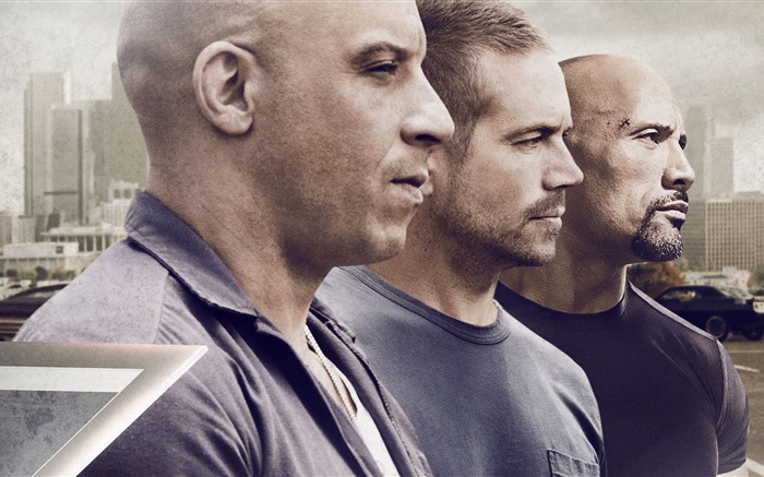 Fast and Furious 7, Three tough guy Wallpapers Pictures Photos Images