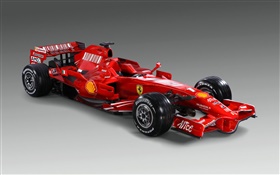 Ferrari red race car HD wallpaper