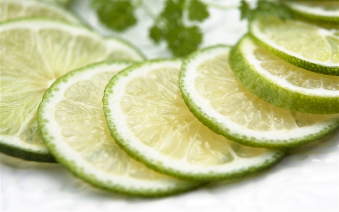 Green lemon slices Wallpapers Pictures Photos Images
