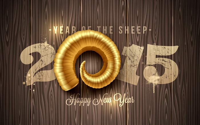 Happy New Year 2015, Sheep Year Wallpapers Pictures Photos Images