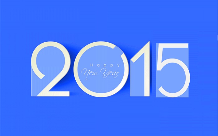 Happy New Year 2015, blue style Wallpapers Pictures Photos Images