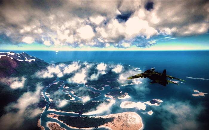 Just Cause 3, fighter in sky Wallpapers Pictures Photos Images