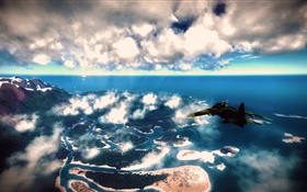 Just Cause 3, fighter in sky