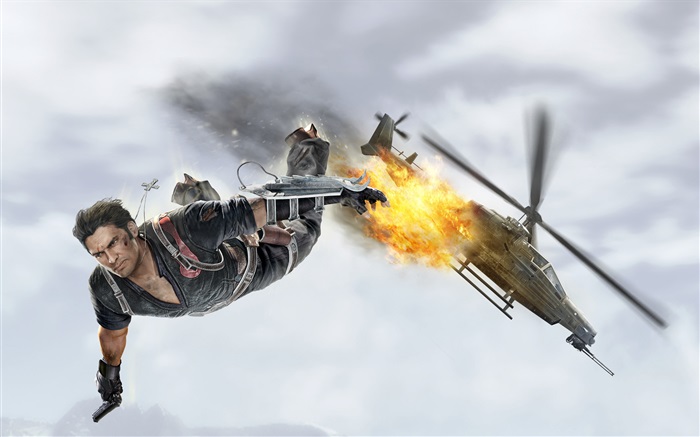 Just Cause 3, jumped out of the aircraft Wallpapers Pictures Photos Images