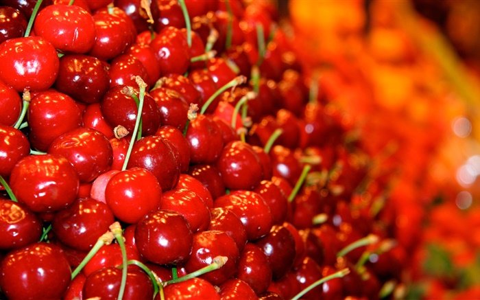 Many red cherry berries Wallpapers Pictures Photos Images
