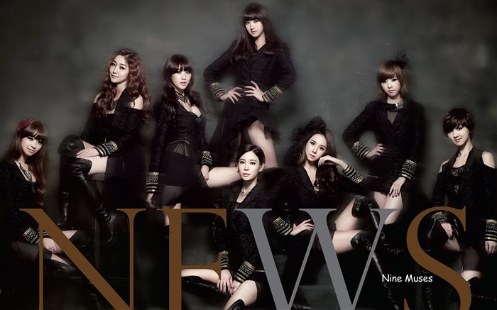 Nine Muses, Korea music girls 02 Wallpapers Pictures Photos Images