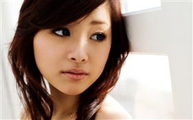 Pure and lovely oriental girl HD wallpaper