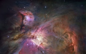 Red nebula HD wallpaper