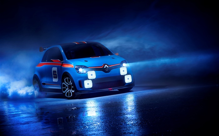 Renault TwinRun blue concept car Wallpapers Pictures Photos Images