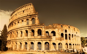 Roman Colosseum HD wallpaper