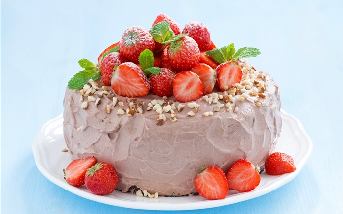 Taro strawberry cake Wallpapers Pictures Photos Images