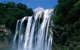 Waterfalls, China HD wallpaper