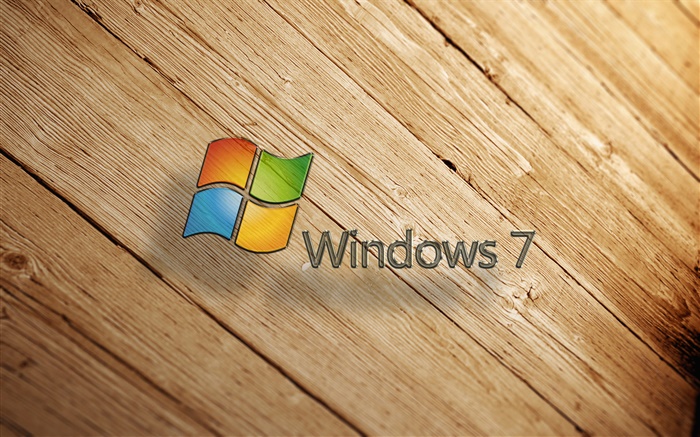 Windows 7, wood board Wallpapers Pictures Photos Images