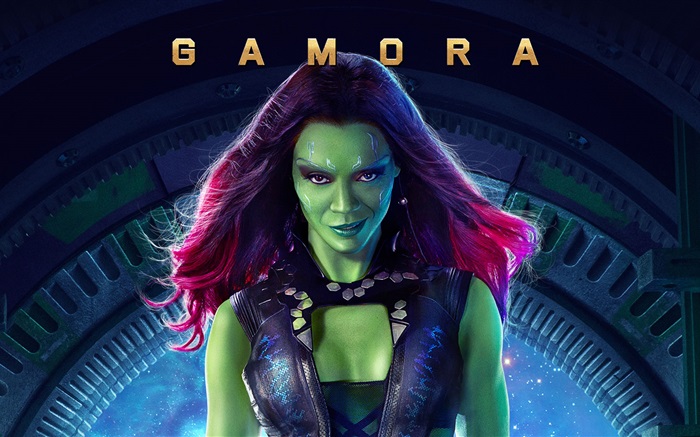 Zoe Saldana as Gamora, Guardians of the Galaxy Wallpapers Pictures Photos Images