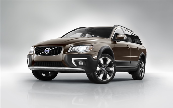 2014 Volvo XC70 brown SUV car Wallpapers Pictures Photos Images