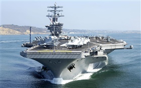 Aircraft carrier, helicopters, fighters, sea