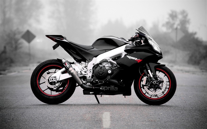 Aprilia black motorcycle Wallpapers Pictures Photos Images