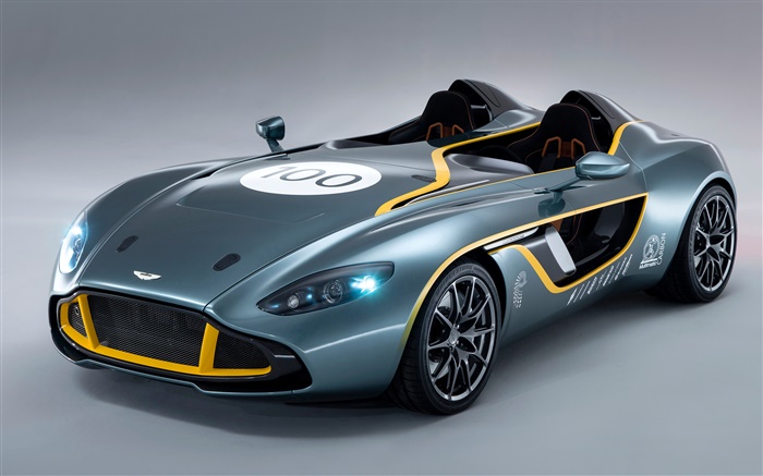 Aston Martin CC100 Speedster concept supercar front side view Wallpapers Pictures Photos Images