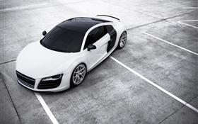 Audi R8 white car