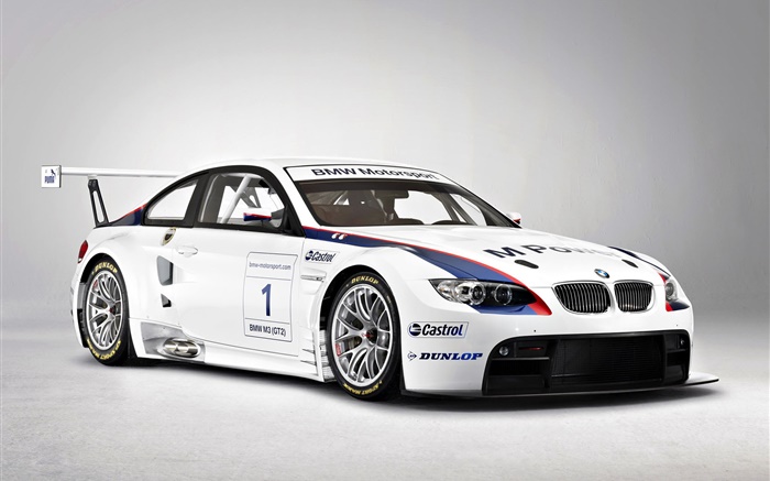 BMW M3 GT2 white supercar Wallpapers Pictures Photos Images