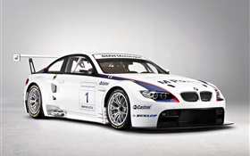 BMW M3 GT2 white supercar
