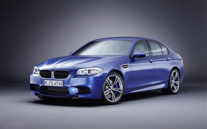 BMW M5 blue car Wallpapers Pictures Photos Images