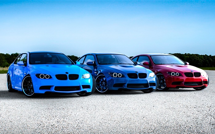 BMW red blue cars Wallpapers Pictures Photos Images