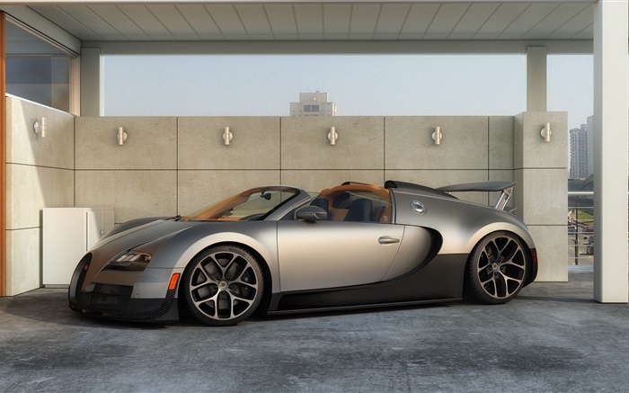 Bugatti Veyron Grand Sport supercar Wallpapers Pictures Photos Images