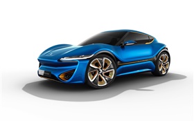 Concept blue supercar