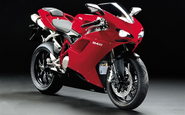 Ducati 848 red motorcycle Wallpapers Pictures Photos Images