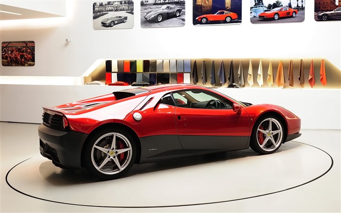 Ferrari SP12 EC red supercar Wallpapers Pictures Photos Images