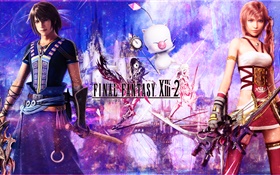 Final Fantasy XIII-2, game widescreen HD wallpaper