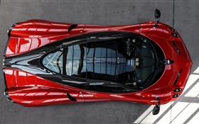 Forza Motorsport 5, red supercar top view HD wallpaper