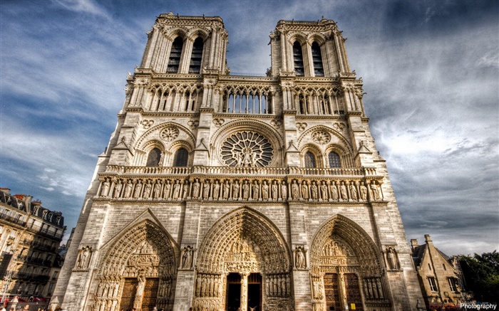 France, Notre Dame, buildings Wallpapers Pictures Photos Images