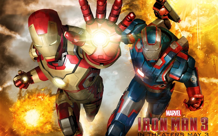 Iron Man 3, two heroes Wallpapers Pictures Photos Images