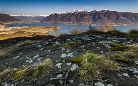 Lake Maggiore, Switzerland HD wallpaper