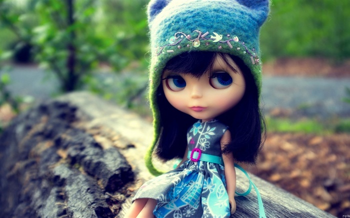 Lovely toy girl, doll, hat Wallpapers Pictures Photos Images