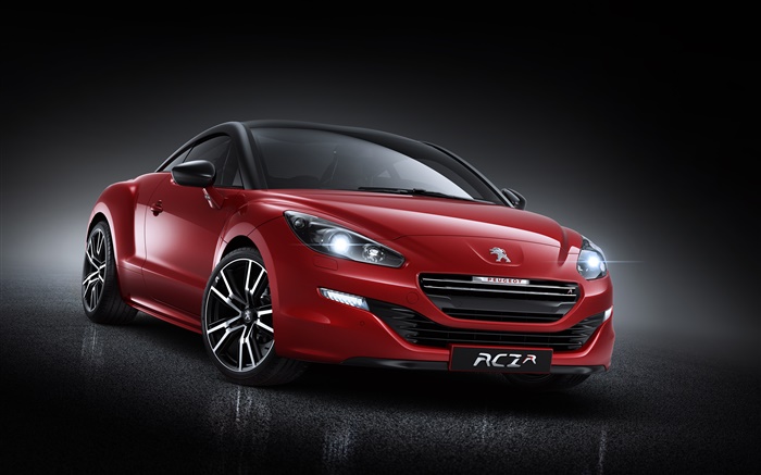 Peugeot RCZ R red car front view Wallpapers Pictures Photos Images