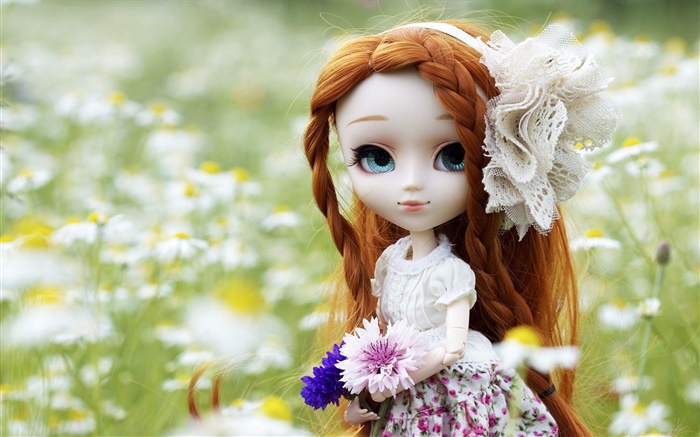 Red hair girl, toy, doll Wallpapers Pictures Photos Images