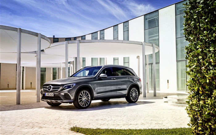 2015 Mercedes-Benz GLC 350 X205 car side view Wallpapers Pictures Photos Images