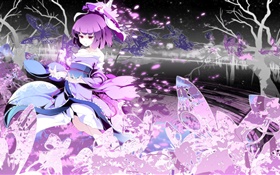 Anime girl, fantasy, fairy HD wallpaper